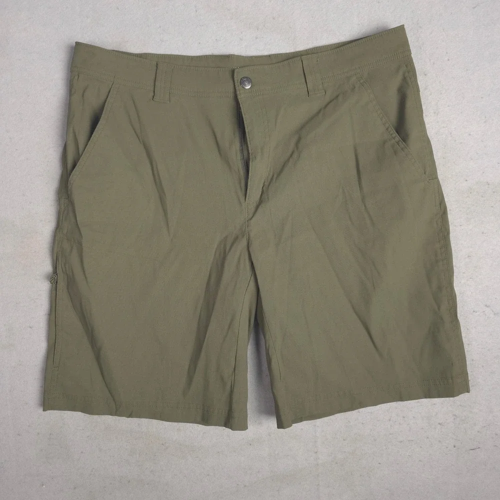 Columbia Omni Shield Mens Olive Green Hiking Outdoor Shorts Size‎ 38x10